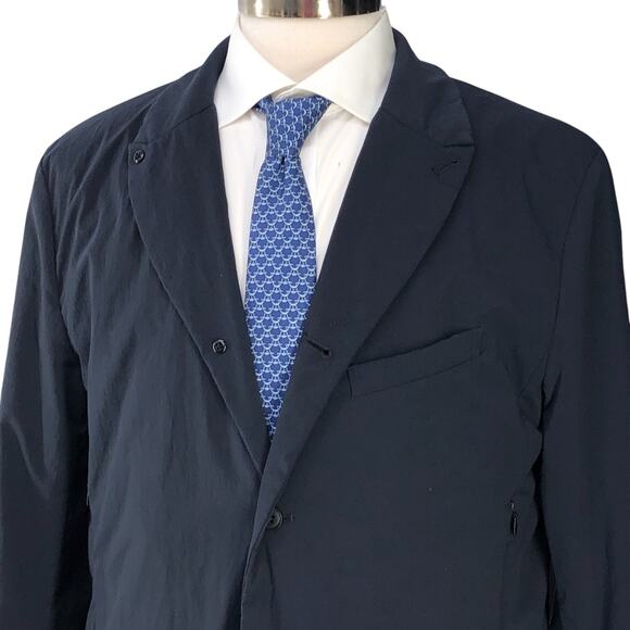 Still By Hand Mens Size 4 US L Jacket Sport Coat Quilted Puffer Navy *BLEMISHED - Picture 2 of 16